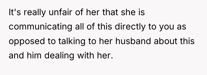 It's really unfair of her that she is communicating all...