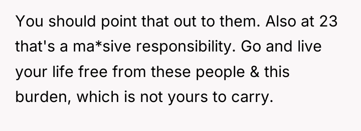 You should point that out to them. Also at 23...