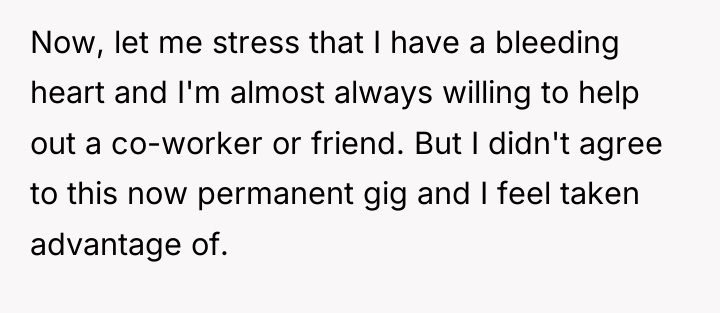 Now, let me stress that I have a bleeding heart...