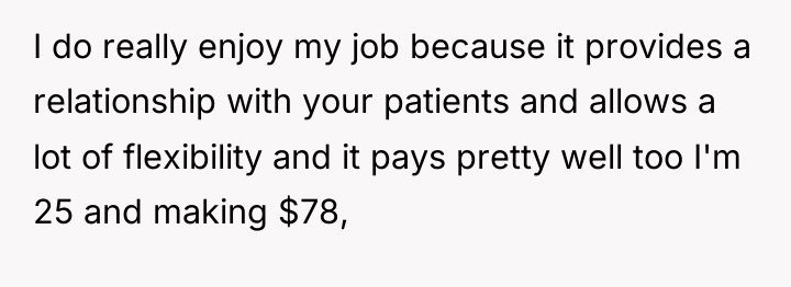 I do really enjoy my job because it provides a...