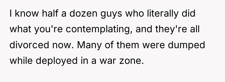 I know half a dozen guys who literally did what...