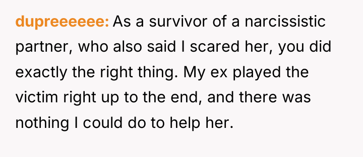 dupreeeeee As a survivor of a narcissistic partner, who also...