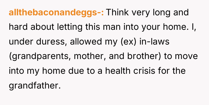 allthebaconandeggs- Think very long and hard about letting this man...
