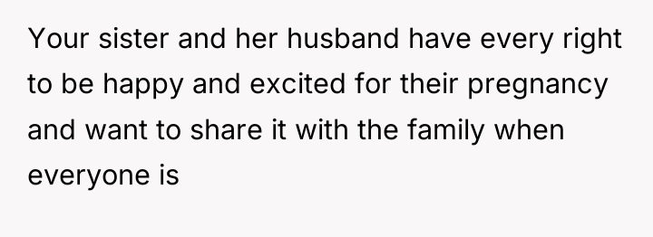 Your sister and her husband have every right to be...