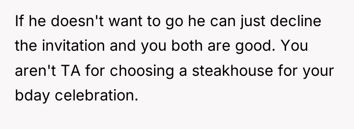 If he doesn't want to go he can just decline...