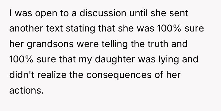 I was open to a discussion until she sent another...