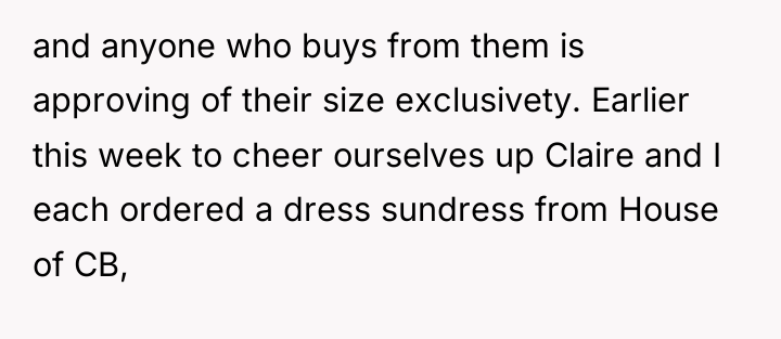 and anyone who buys from them is approving of their...