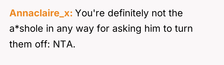 Annaclaire_x You're definitely not the a*shole in any way for...