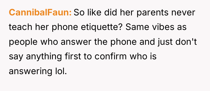 CannibalFaun So like did her parents never teach her phone...