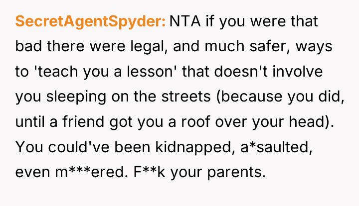 SecretAgentSpyder NTA if you were that bad there were legal,...
