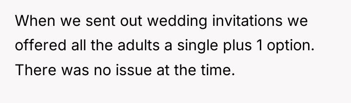 When we sent out wedding invitations we offered all the...