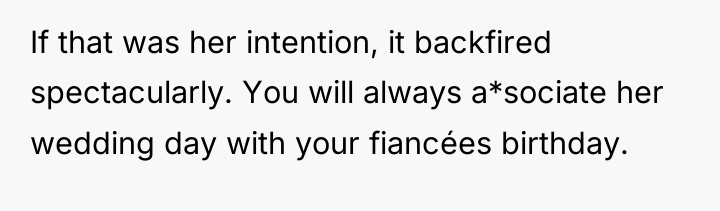 If that was her intention, it backfired spectacularly. You will...