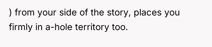 ) from your side of the story, places you firmly...