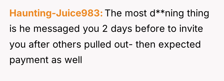 Haunting-Juice983 The most d**ning thing is he messaged you 2...