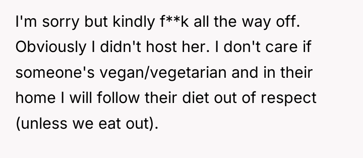 I'm sorry but kindly f**k all the way off. Obviously...