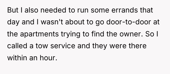 But I also needed to run some errands that day...