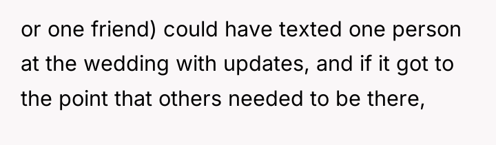 or one friend) could have texted one person at the...