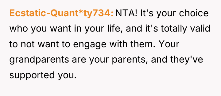 Ecstatic-Quant*ty734 NTA! It's your choice who you want in your...