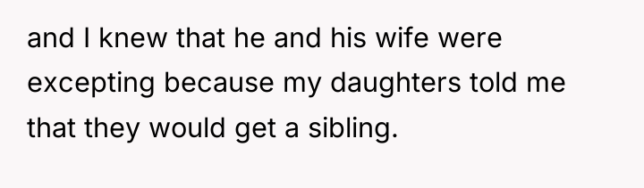 and I knew that he and his wife were excepting...