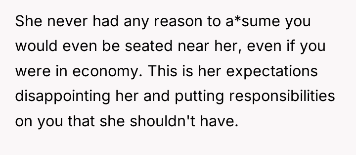 She never had any reason to a*sume you would even...
