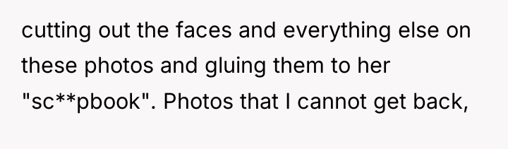 cutting out the faces and everything else on these photos...
