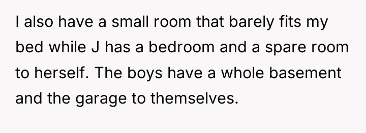 I also have a small room that barely fits my...