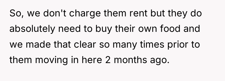 So, we don't charge them rent but they do absolutely...