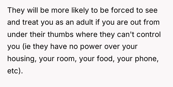 They will be more likely to be forced to see...