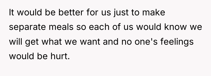 It would be better for us just to make separate...