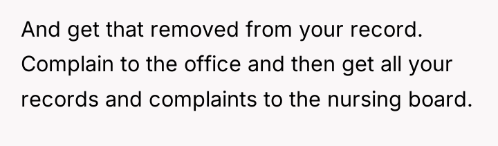 And get that removed from your record. Complain to the...