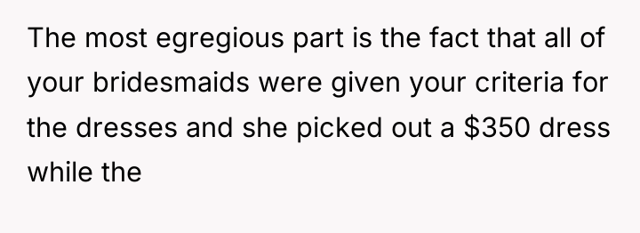 The most egregious part is the fact that all of...