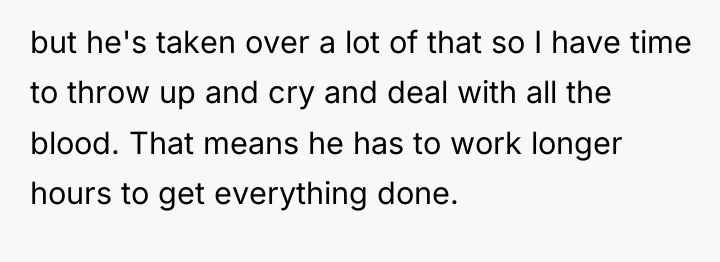but he's taken over a lot of that so I...