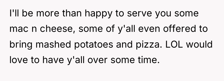 I'll be more than happy to serve you some mac...
