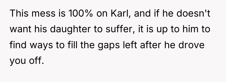 This mess is 100% on Karl, and if he doesn't...