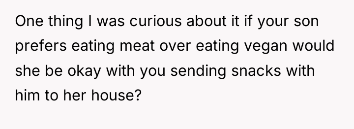 One thing I was curious about it if your son...