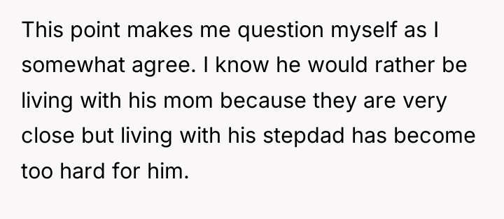 This point makes me question myself as I somewhat agree....