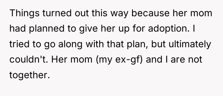 Things turned out this way because her mom had planned...