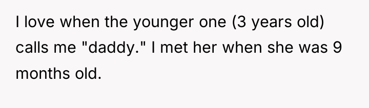 I love when the younger one (3 years old) calls...