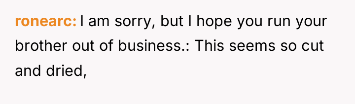 ronearc I am sorry, but I hope you run your...