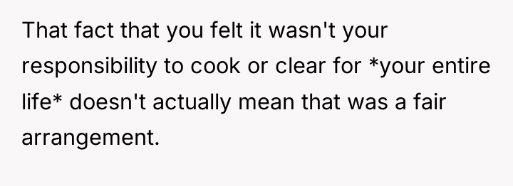That fact that you felt it wasn't your responsibility to...