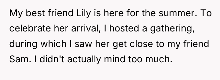 My best friend Lily is here for the summer. To...