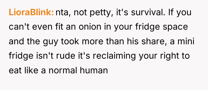 LioraBlink nta, not petty, it's survival. If you can't even...