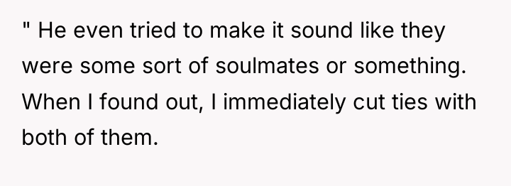 " He even tried to make it sound like they...