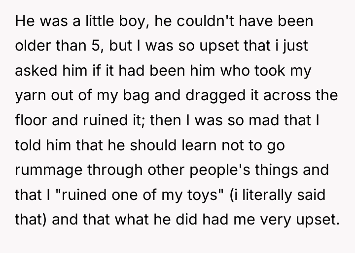 He was a little boy, he couldn't have been older...