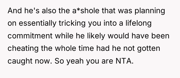 And he's also the a*shole that was planning on essentially...