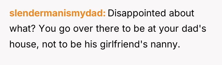slendermanismydad Disappointed about what? You go over there to be...
