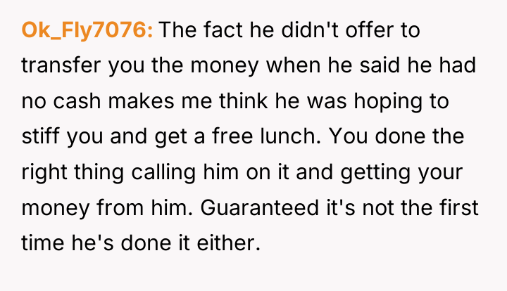 Ok_Fly7076 The fact he didn't offer to transfer you the...