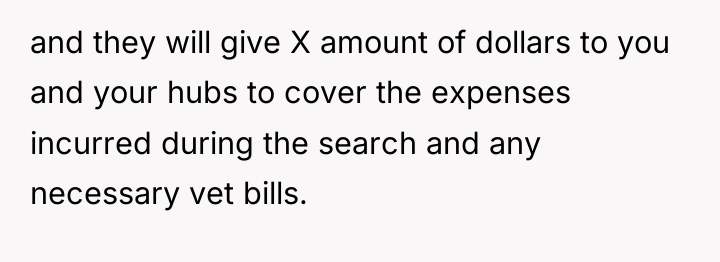 and they will give X amount of dollars to you...