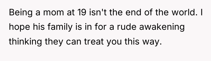 Being a mom at 19 isn't the end of the...