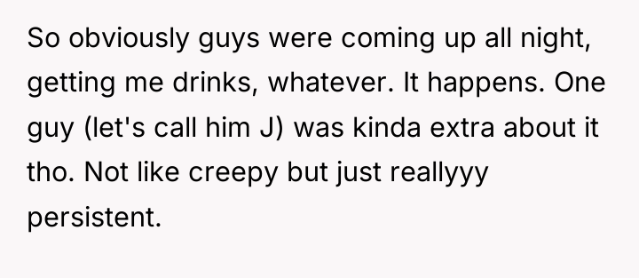 So obviously guys were coming up all night, getting me...